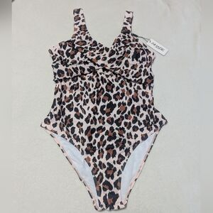 Animal Print One-Piece Swimsuit